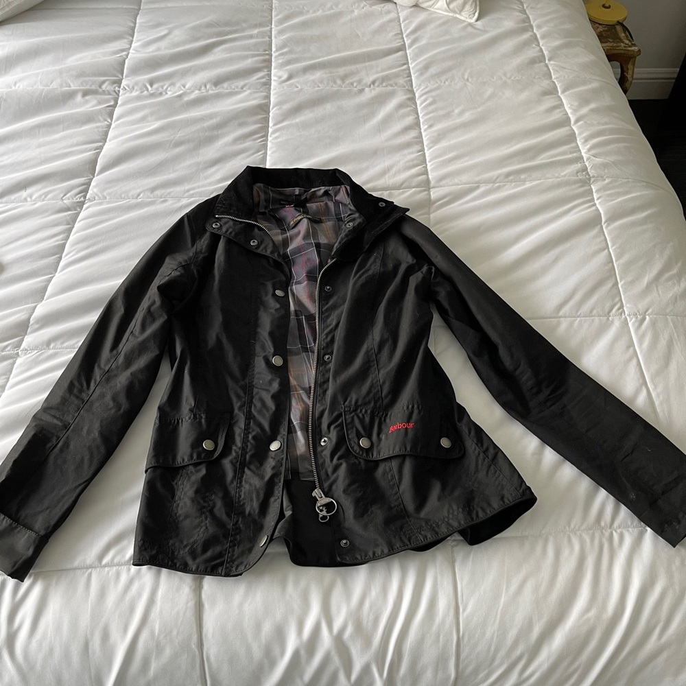 Barbour black jacket